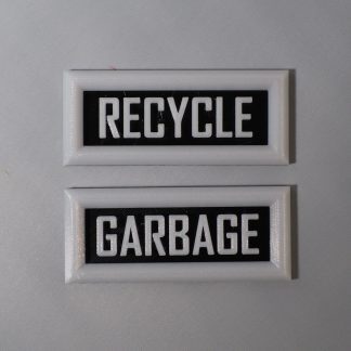 Waste Container Labels and Signs