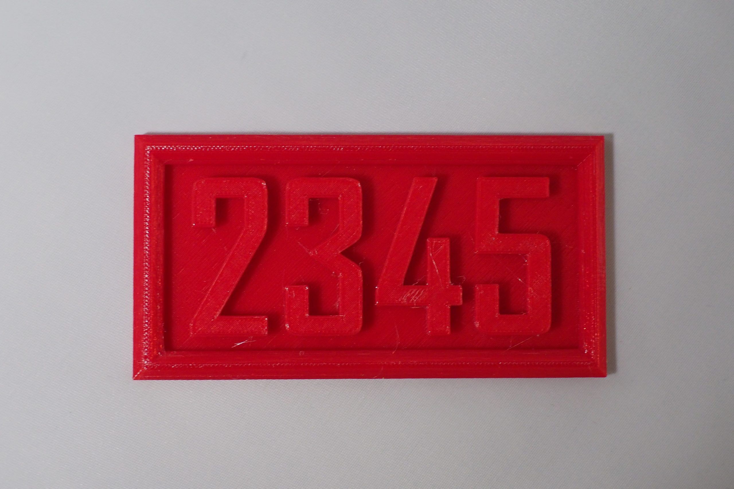 Basic House Number Plaques *2 Pack* - Image 2