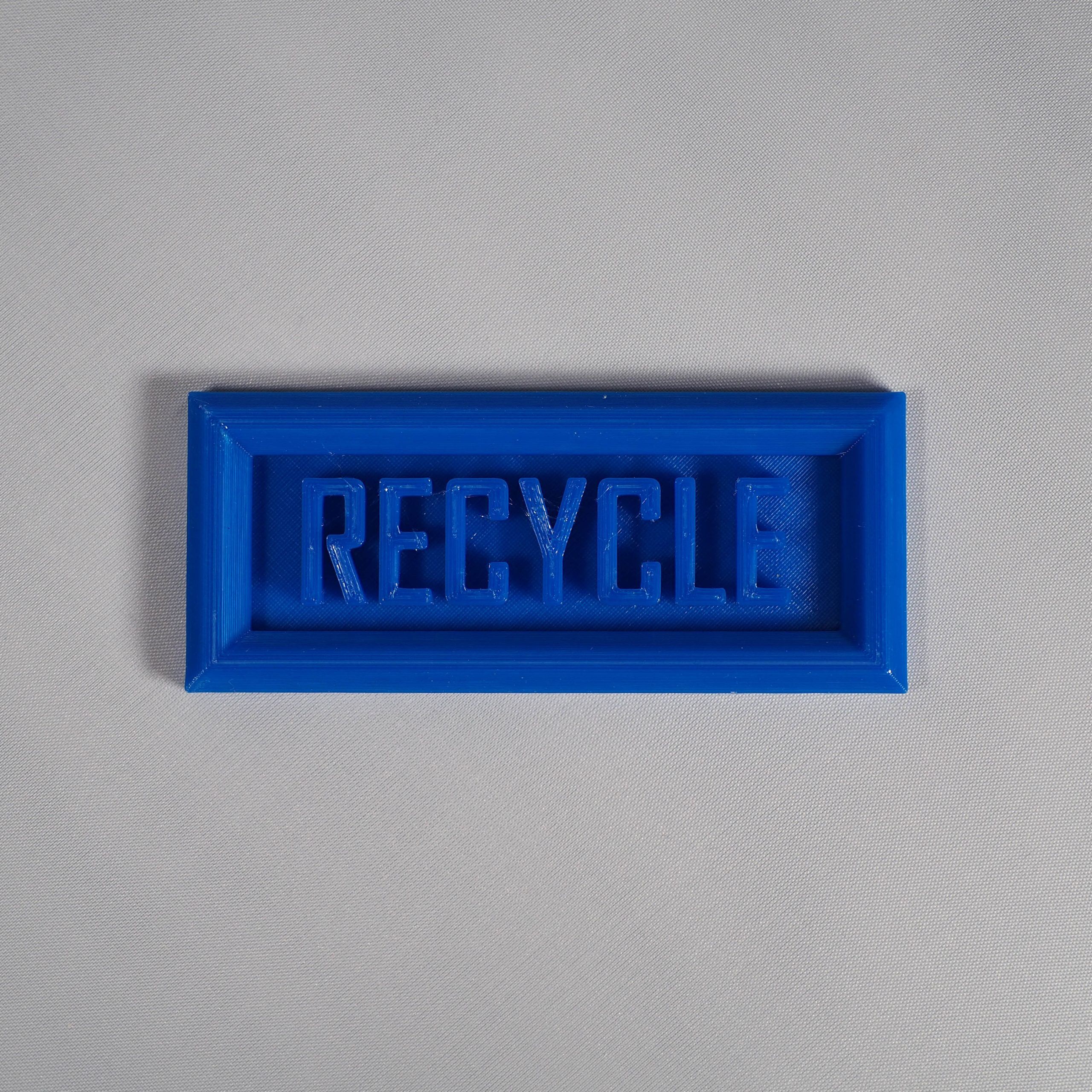 Custom Recycle Plaque - Image 5